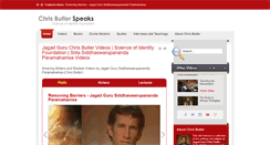 Desktop Screenshot of chrisbutlerspeaks.com